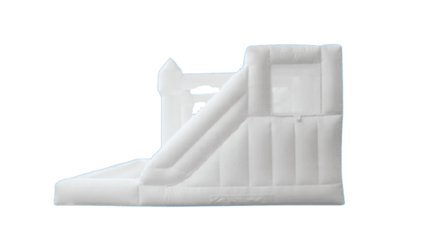 White 3 in 1 Castle {bounce, slide & mini pond} - Image 2