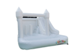 White 3 in 1 Castle {bounce, slide & mini pond} - Image 3