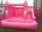 Pink 3 in 1 combo {bounce, slide & attached mini pond} - Image 3