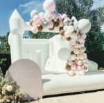 White 3 in 1 Castle {bounce, slide & mini pond}