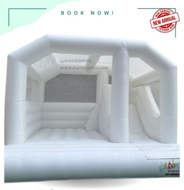 PlayscapeNG White Bouncy Castle