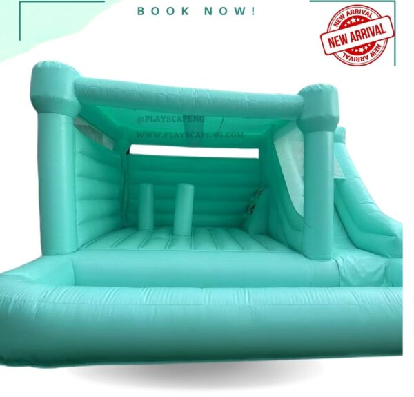PlayscapeNG Teal Bouncy Castle